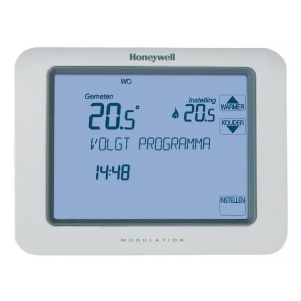 Voordeelprijs Honeywell klokthermostaat Chronotherm Touch modulation