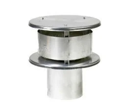 Aluminium Rookgaskap 80 mm Blank Betrouwbaar