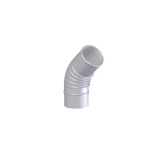 Aluminium Bocht 200 mm - 90° Bestel Nu