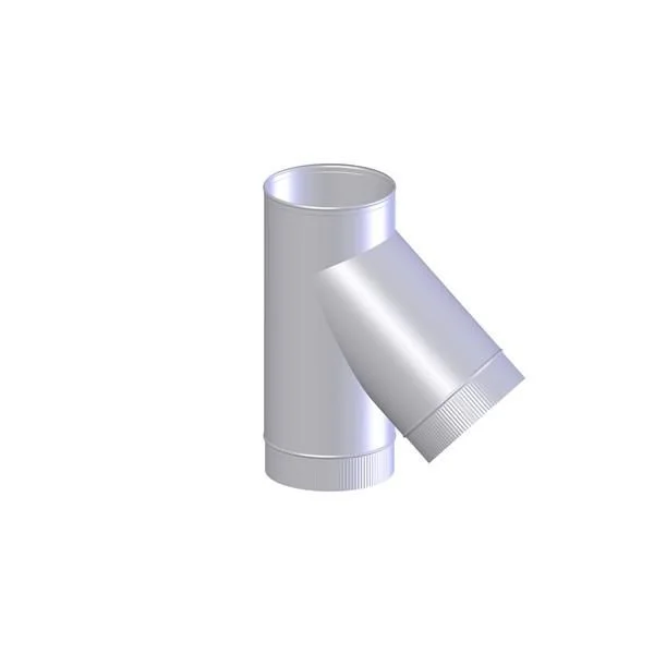 Aluminium T-Stuk 180 mm - 45° Uitverkoop