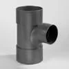 Hete Deal PVC T-Stuk 110mm 90° stromend 3x mof
