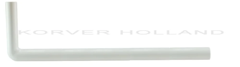 Beperkte Voorraad Vloerbuis wit Ø32mm 750mm x 220mm
