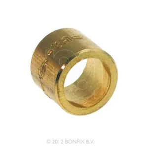 Actieprijs Messing soldeer ring 12X11