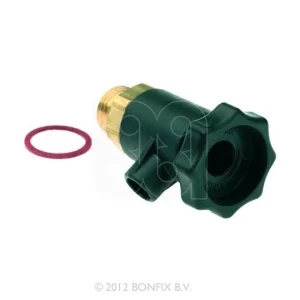 Dagaanbieding Messing Aftapper ¼"