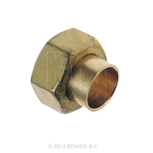 Weekendaanbieding Messing soldeer 2 delige koppeling 1"X22 mm cap.
