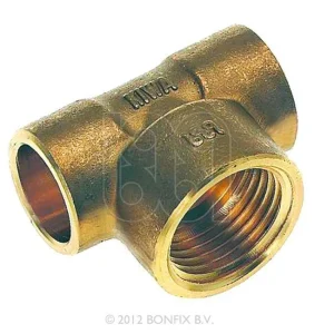 Dagaanbieding Messing soldeer T-Stuk 28X½X28