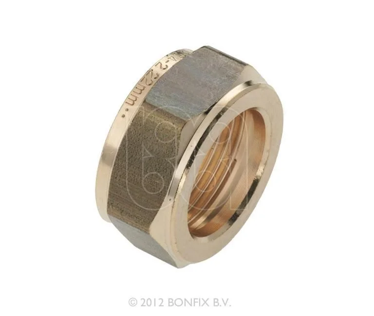 Beste Prijs Messing wartelmoer 15mm voor knelfitting