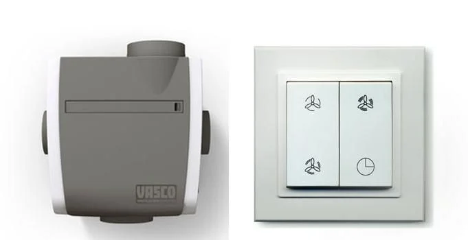 Vasco ventilatie-Unit C400 Basic RF (incl.RF-Schakelaar) Merkproduct