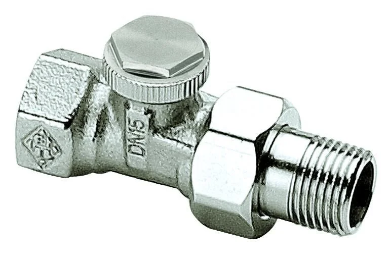 Heimeier voetventiel Regutec ¾" recht (retourafsluiter) Merkproduct