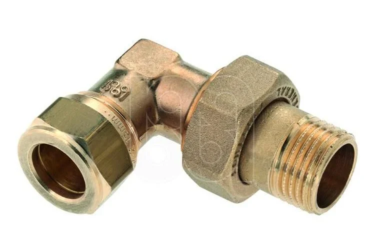 Premium Radiatorkoppeling ½" Haaks Messing