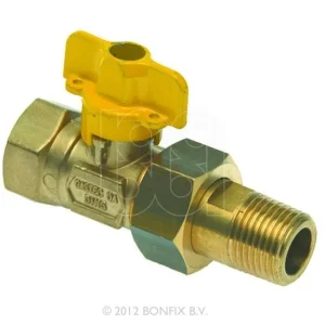 Dagaanbieding Messing Gaskraan ½"