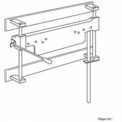 Pressalit Rehab wastafelframe met gasveer hoog/laag Koopje