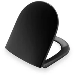 Lage Prijs Pressalit Projecta-D toiletzitting met deksel met vast scharnier en met doorlopende pen zwart