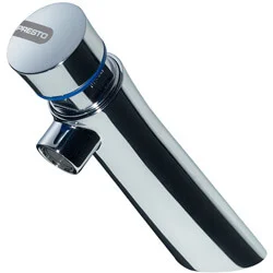 Presto 605 Neo zelfsluitende wastafelkraan voor bladmontage koud en looptijd 15 sec. chroom 1/2" bu.dr. Nieuw