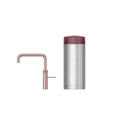 Quooker Fusion Square koud, warm en kokendwaterkraan (rose koper) Betrouwbaar