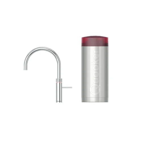 Quooker Fusion Round koud, warm en kokendwaterkraan (chroom) Direct Beschikbaar