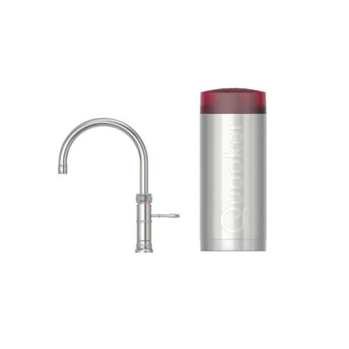 Quooker Classic Fusion Round koud, warm en kokendwaterkraan (rvs) Favoriet