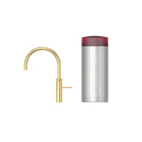 Koop Vandaag Quooker Fusion Round koud, warm en kokendwaterkraan (goud)