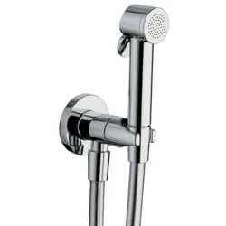 Aanbieding Raminex toilet bidet douche-garnituur met kraan chroom