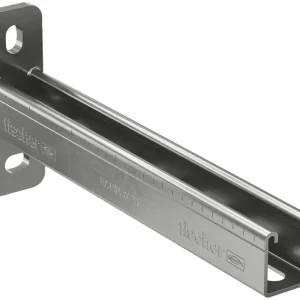 Gecertificeerd Fischer FCA railconsole 41 x 2,5 RVS A4 FUS 450