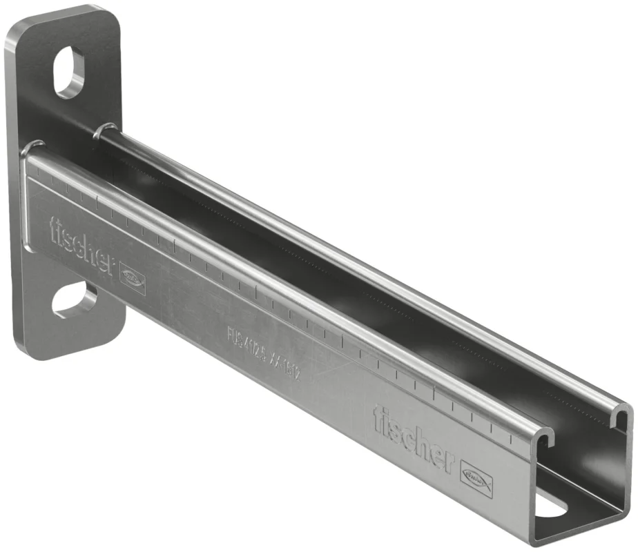 Korting Fischer FCA railconsole 41 x 2,5 RVS A4 FUS 300
