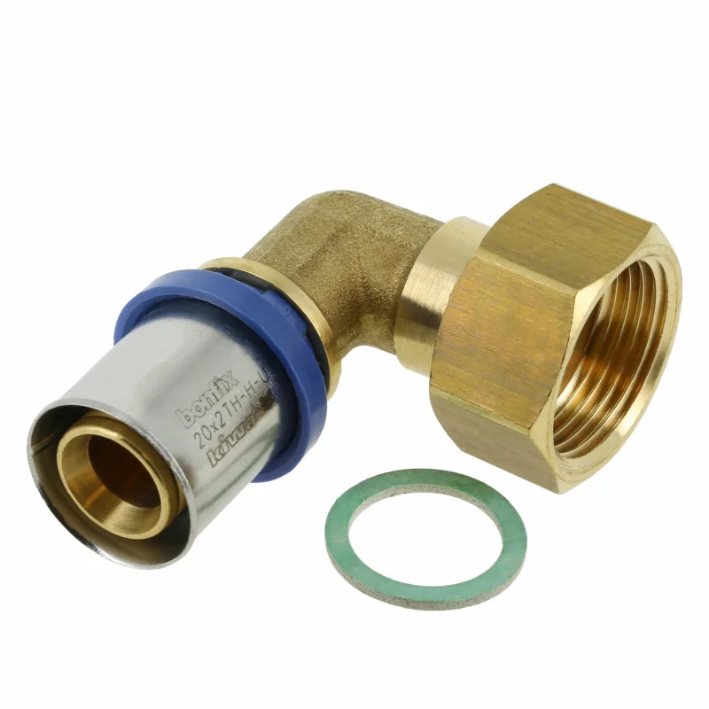 Bonfix Alu-pers knie 2-delig 20 x 3/4" Uitverkoop