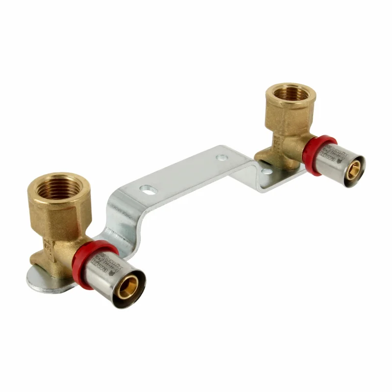 Hete Deal Bonfix Alu-pers muurplaat dubbel 16 x 1/2" 150