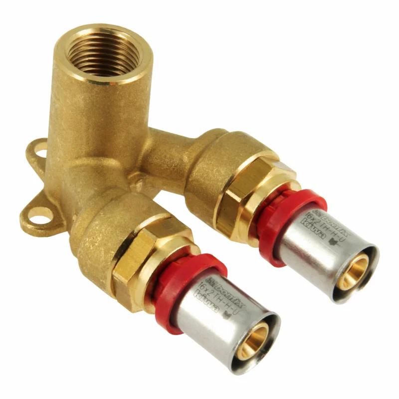 Bonfix Alu-pers muurplaat doorlopend 16 x 1/2" x 16 Premium