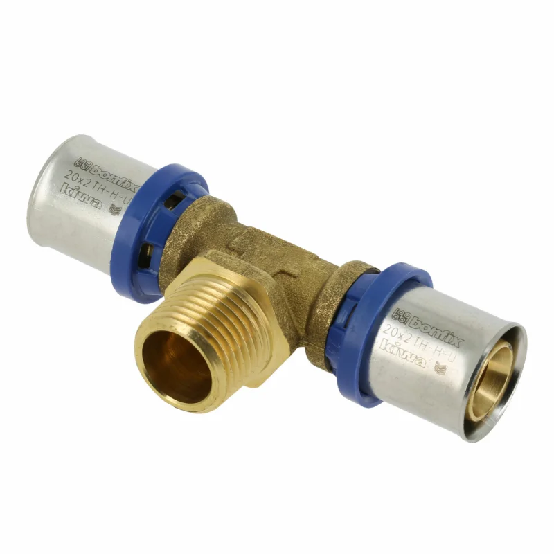 Bonfix Alu-pers t-stuk buitendraad 20 x 1/2" x 20 Koopje