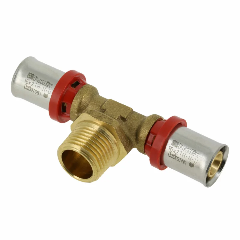 Bonfix Alu-pers t-stuk buitendraad 16 x 1/2" x 16 Superprijs