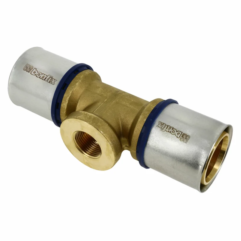 Direct Verzonden Bonfix Alu-pers t-stuk binnendraad 40 x 1-1/4" x 40