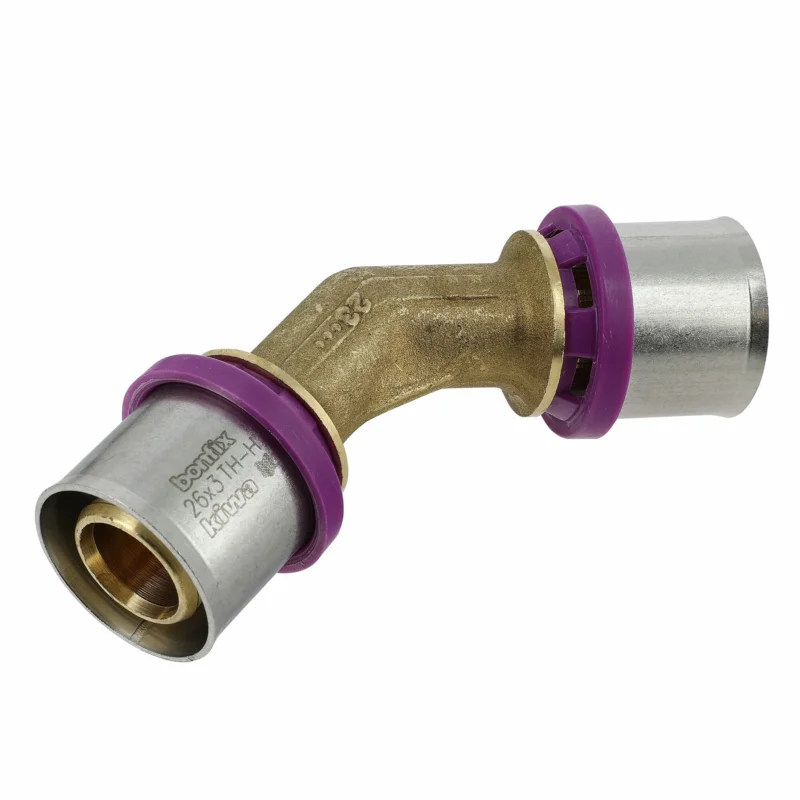 Bonfix Alu-pers bocht 26 x 26 45° Direct Beschikbaar