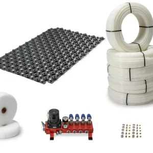 Vloerverwarmingsset open mat zelfklevend Speciale Aanbieding