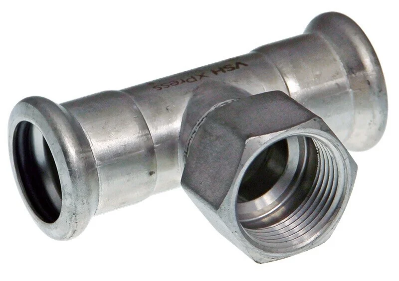 VSH Xpress t-stuk binnendraad 22 x 3/4" x 22 RVS 304 Bestseller