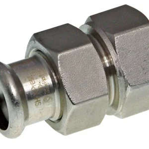 Direct Verzonden VSH Xpress schroefbus 3-delig 35 x 1-1/4" RVS 304 vlakke afdichting