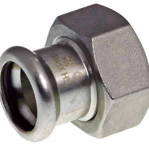 Beste Prijs VSH Xpress rechte koppeling 2-delig 22 x 1" RVS 304 vlakke afdichting