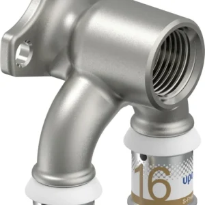 Uponor S-Press muurplaat doorlopend 16 x 1/2" x 16 messing vertind u Hete Deal