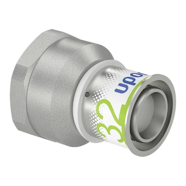 Uponor S-Press schroefbus 32 x 1-1/4" messing vertind Merkproduct