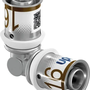 Uponor S-Press knie 20 x 20 messing vertind Voordeelprijs