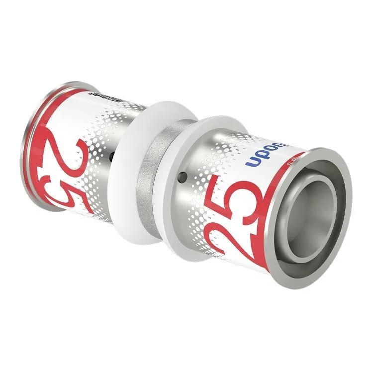Uponor S-Press rechte koppeling 25 x 25 messing vertind Tijdelijk Beschikbaar
