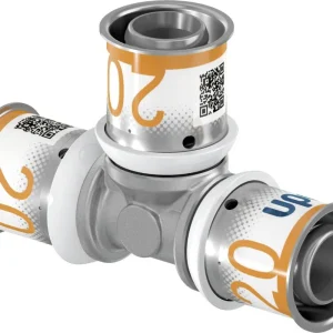 Uponor S-Press t-stuk 20 x 20 x 20 messing vertind Hete Deal