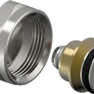 Uponor wartel 14 x 2.0 messing vertind 3/4" Euroconus Nu Kopen