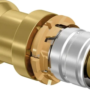 Uponor S-Press rechte koppeling 22 x 20 brons M Must-Have