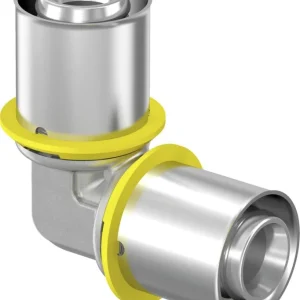 Uponor gas knie 20 x 20 messing vertind Seizoensaanbieding