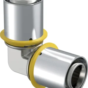 Finale Uitverkoop Uponor gas knie 25 x 25 messing vertind