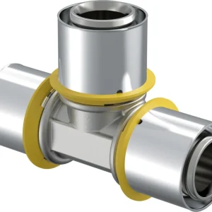 Uponor gas t-stuk 32 x 32 x 32 messing vertind Beste Prijs