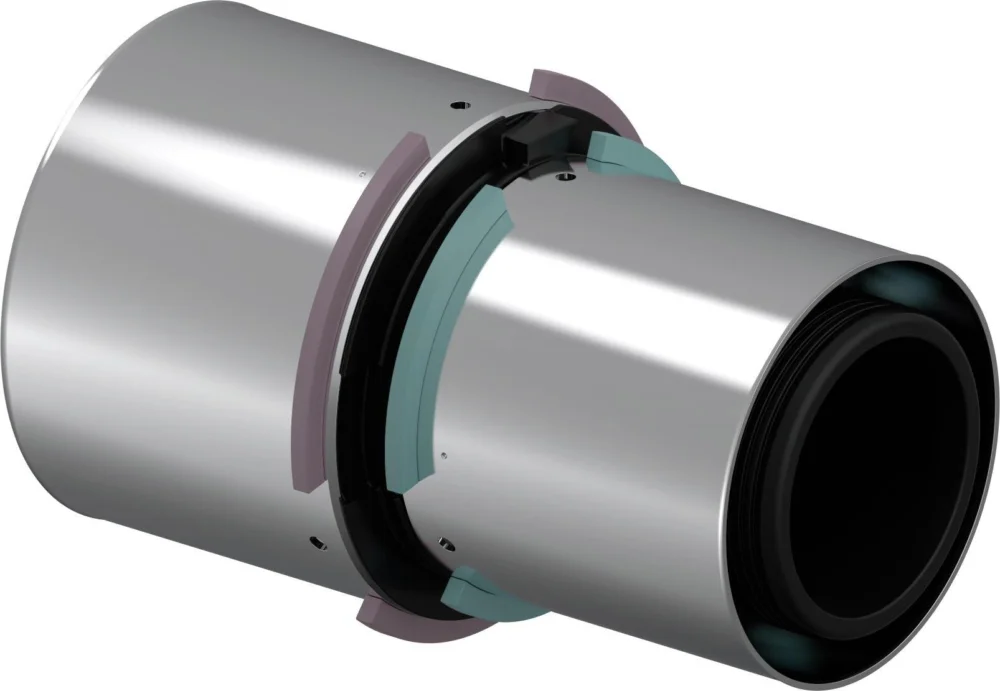 Uponor S-Press rechte koppeling 75 x 63 kunststof Snelle Levering