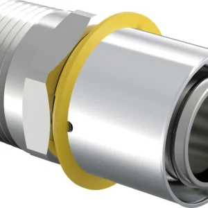 Uponor gas puntstuk 32 x 1" messing vertind Must-Have