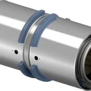 Uponor S-Press rechte koppeling 40 x 40 messing vertind Beperkte Voorraad