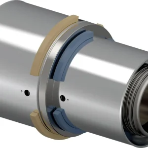 Uponor S-Press rechte koppeling 50 x 40 messing vertind Gereduceerde Prijs
